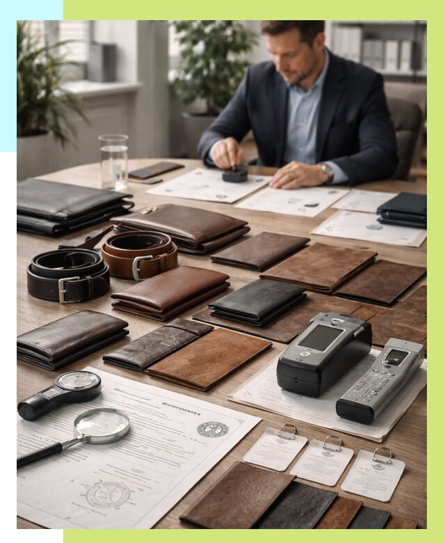 Сертификация кожаных изделий в Курчатове от 12226 р. | Алешин-Крч