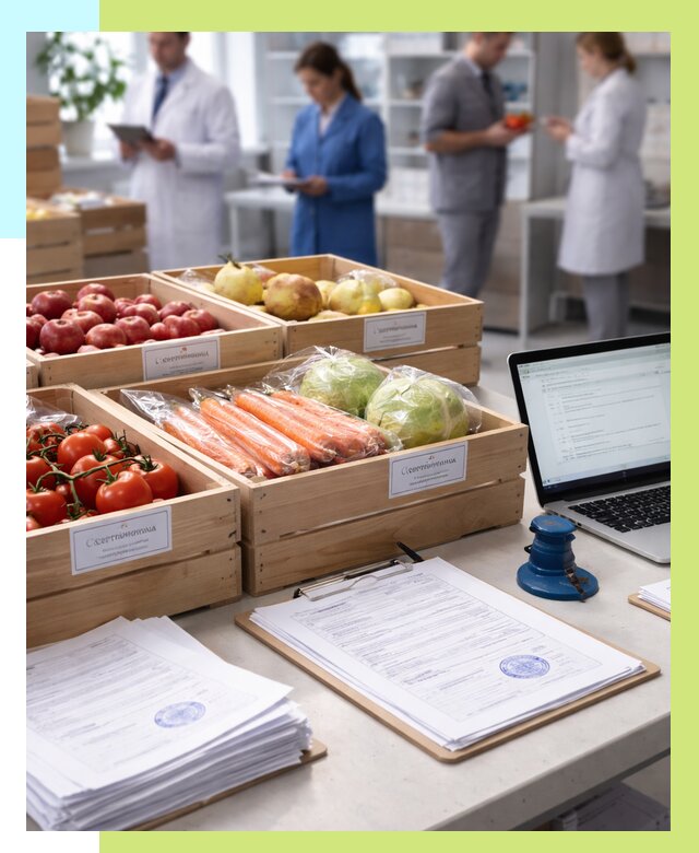 Сертификация овощей и фруктов в Курчатове от 8660 р. | Алешин-Крч