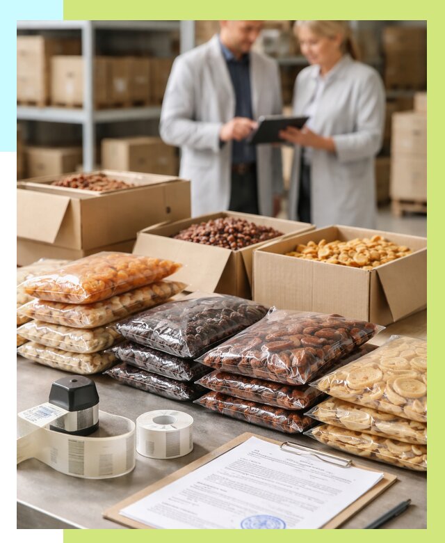 Сертификация сухофруктов в Курчатове от 12226 р. | Алешин-Крч под ключ