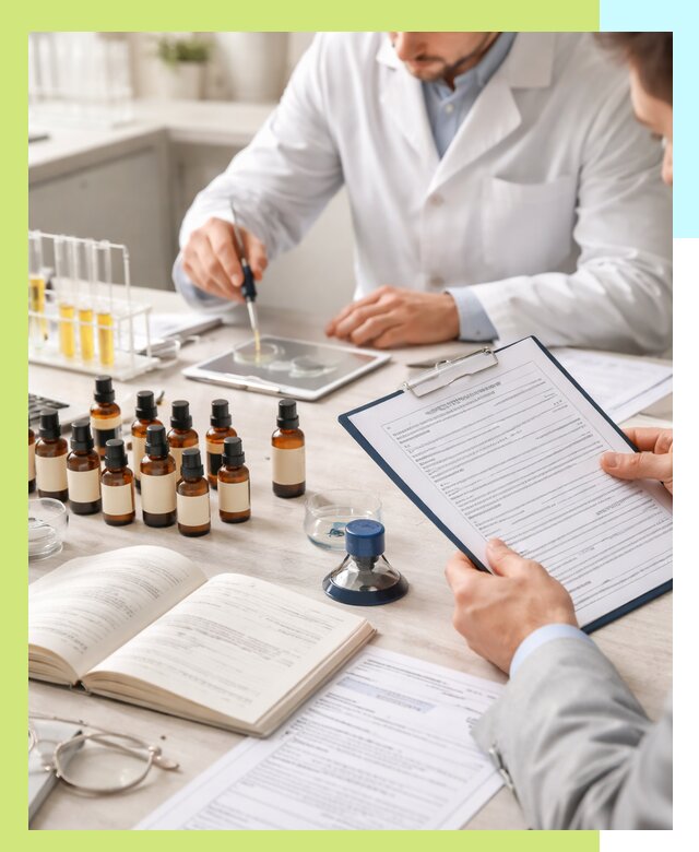 Сертификация эфирных масел и документация качества в Курчатове