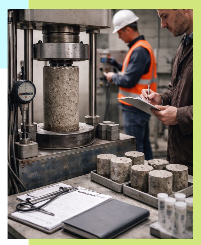 Сертификация бетона в Курчатове от 30564 р. сертификат | Алешин-Крч