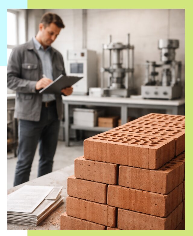 Сертификация кирпича в Курчатове от 15282 р. | Алешин-Крч под ключ