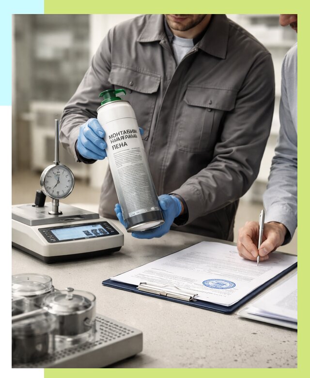 Сертификация монтажной пены в Курчатове от 15282 р. | Алешин-Крч