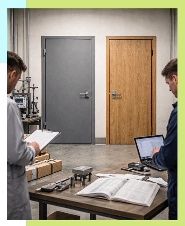 Сертификация дверей в Курчатове от 8150 р. под ключ | Алешин-Крч