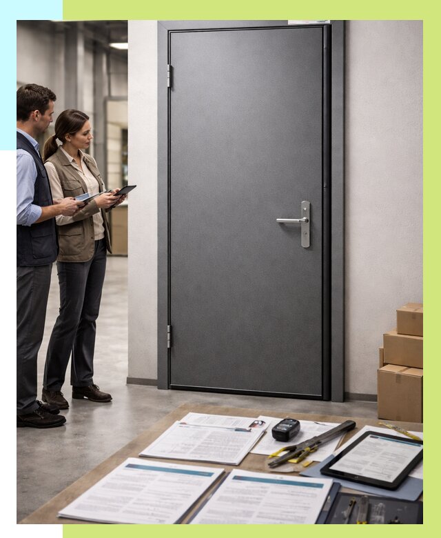 Сертификация противопожарных дверей в Курчатове от 9169 р. | Алешин-Крч