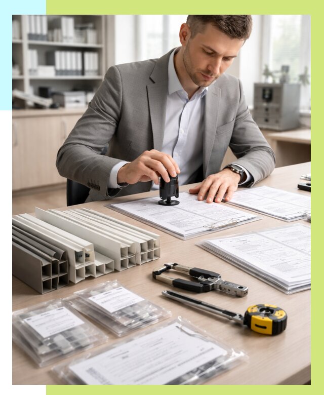 Сертификация ПВХ продукции в Курчатове от 8660 р., Алешин-Крч