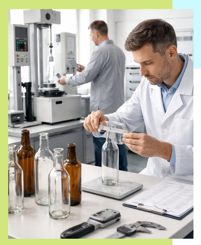 Сертификация стеклянных бутылок и сопутствующей упаковки в Курчатове