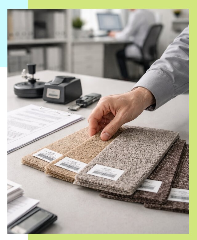 Сертификация ковролина в Курчатове от 15282 р., Алешин-Крч