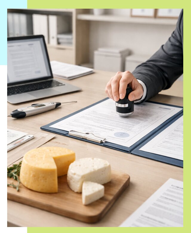 Сертификация сыров в Курчатове от 15282 р | Сертификат на сыр Алешин-Крч