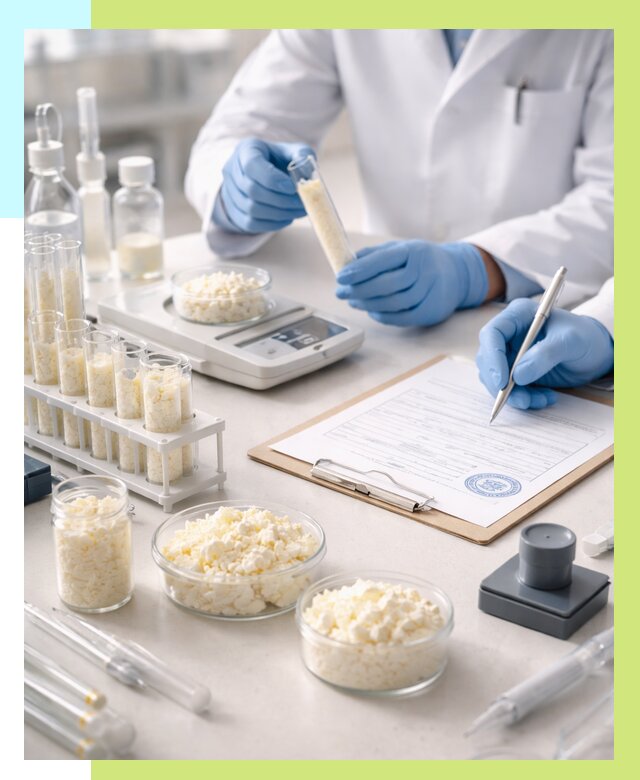 Сертификация творога в Курчатове от 12226 р. под ключ | Алешин-Крч