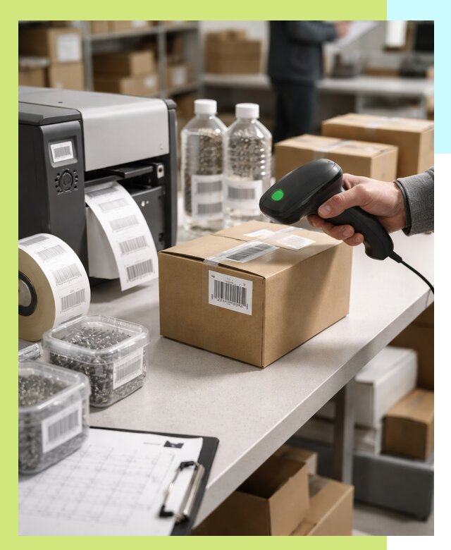 Штрихкодирование продукции и маркировка для продажи в Курчатове