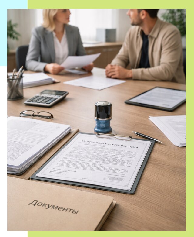 Сертификат соответствия на продукцию в Курчатове от 15282 р.|Алешин-Крч