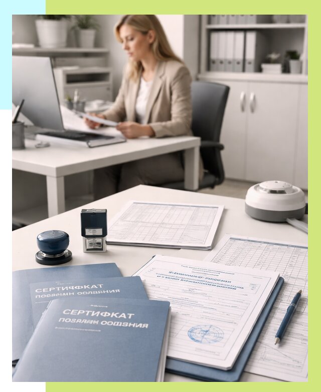 Сертификаты пожарной безопасности в Курчатове от 15282 р. | Алешин-Крч