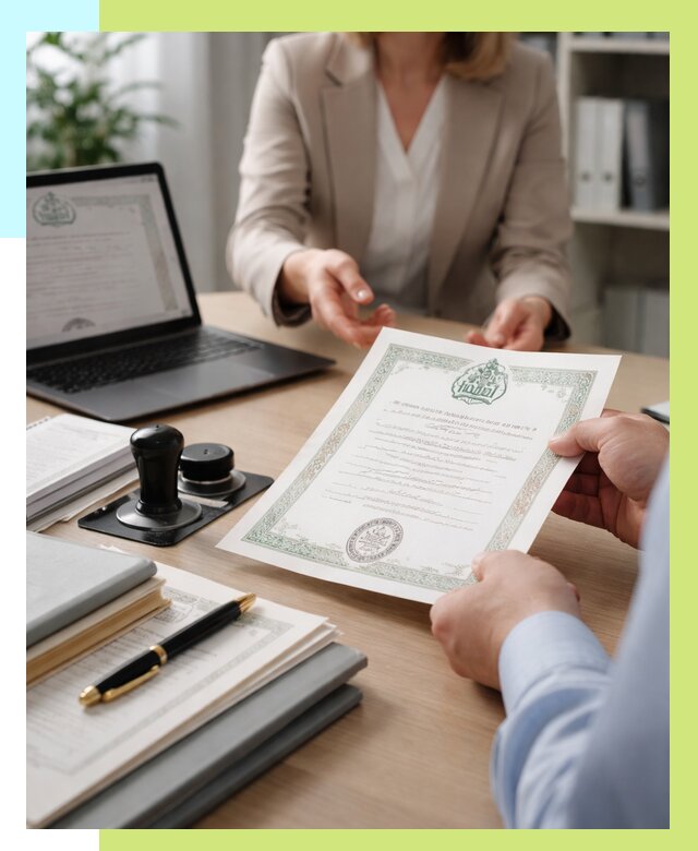 Халяль сертификат в Курчатове, получить от 15282 р. | Алешин-Крч