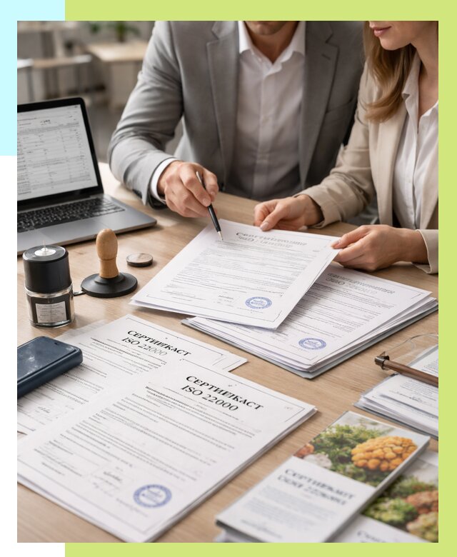 Сертификат ISO 22000 в Курчатове от 40752 р. под ключ | Алешин-Крч