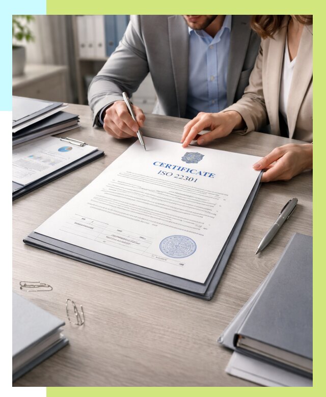 Сертификат ISO 22301 в Курчатове от 45846 р. | Алешин-Крч срочно